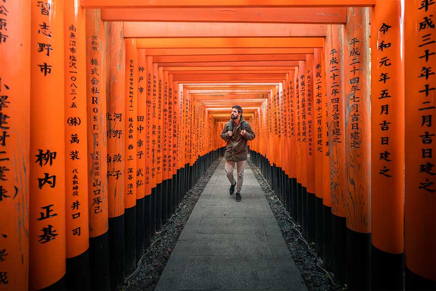 Fushimi Inari Shrine in Kyoto